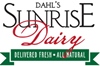 Farm fresh, ice cold Dahl’s Sunrise Dairy milk